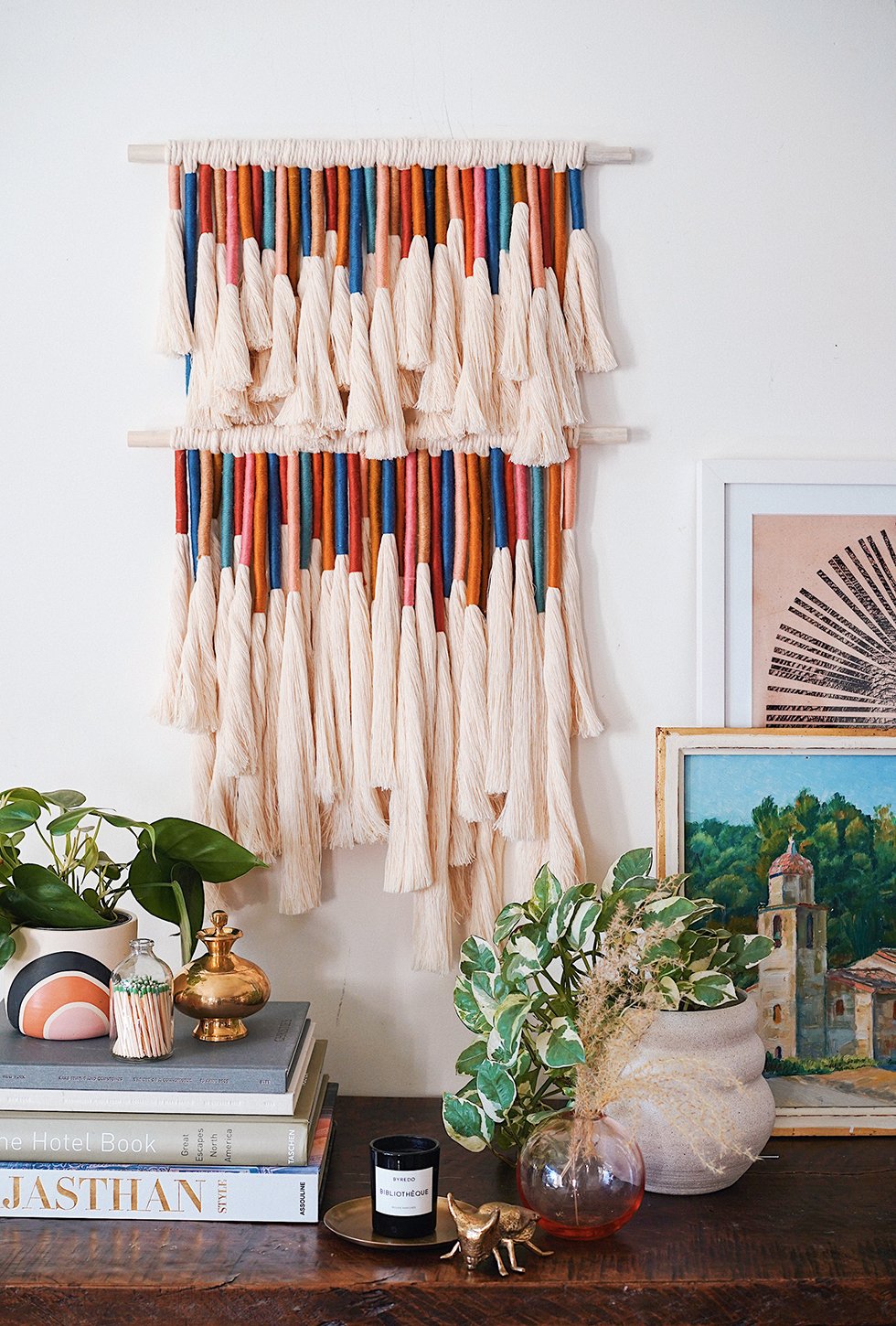 Tassel wall hanging from Honestly WTF