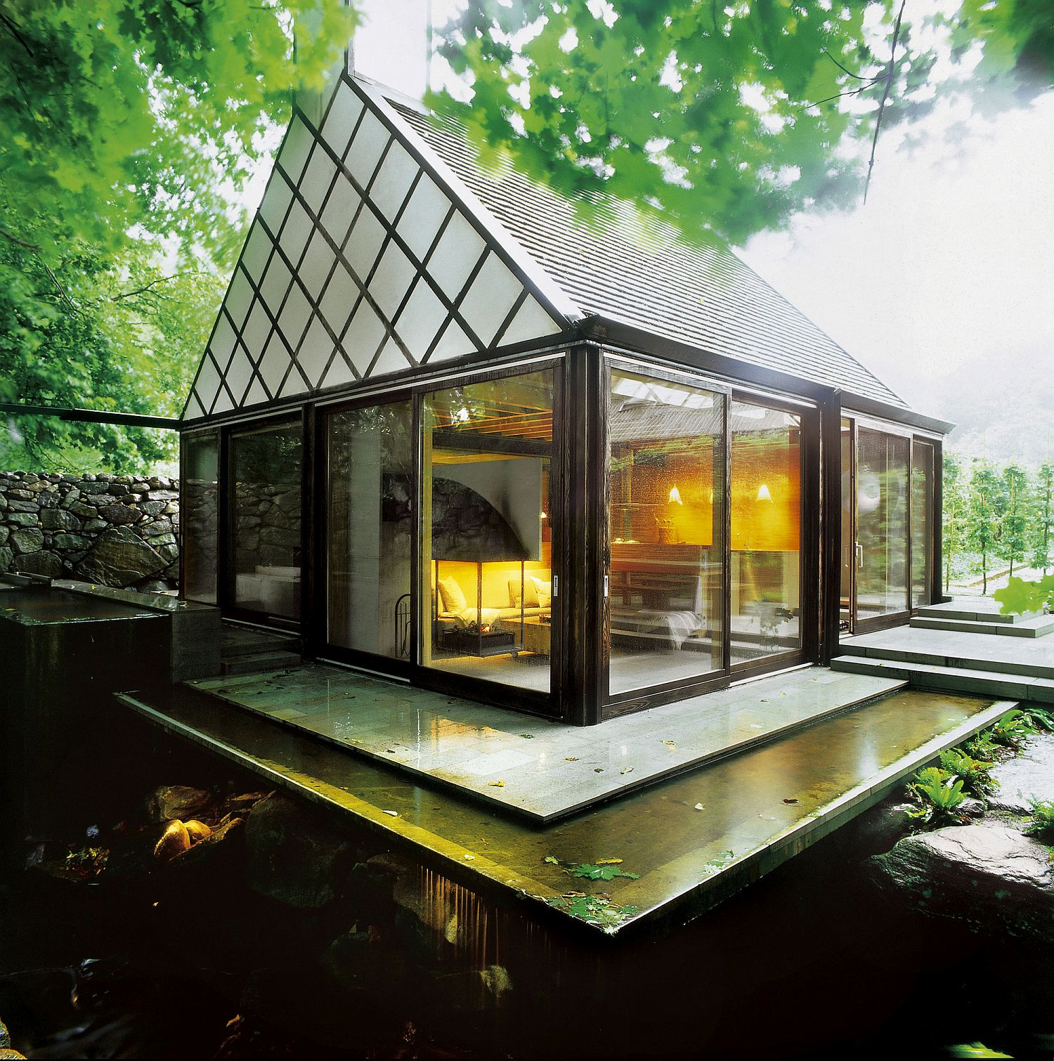 Water body around the house gives it a magical vibe