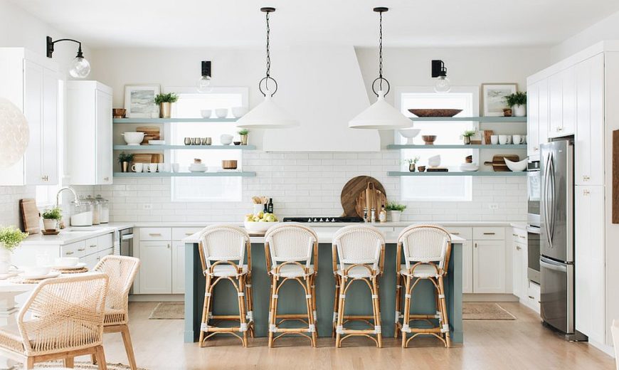 25 Cheerful and Breezy Beach Style Kitchens for the Efficient Modern Home