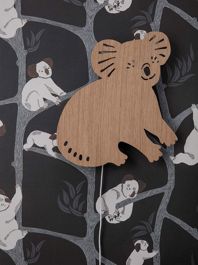 Wooden koala lamp from ferm LIVING