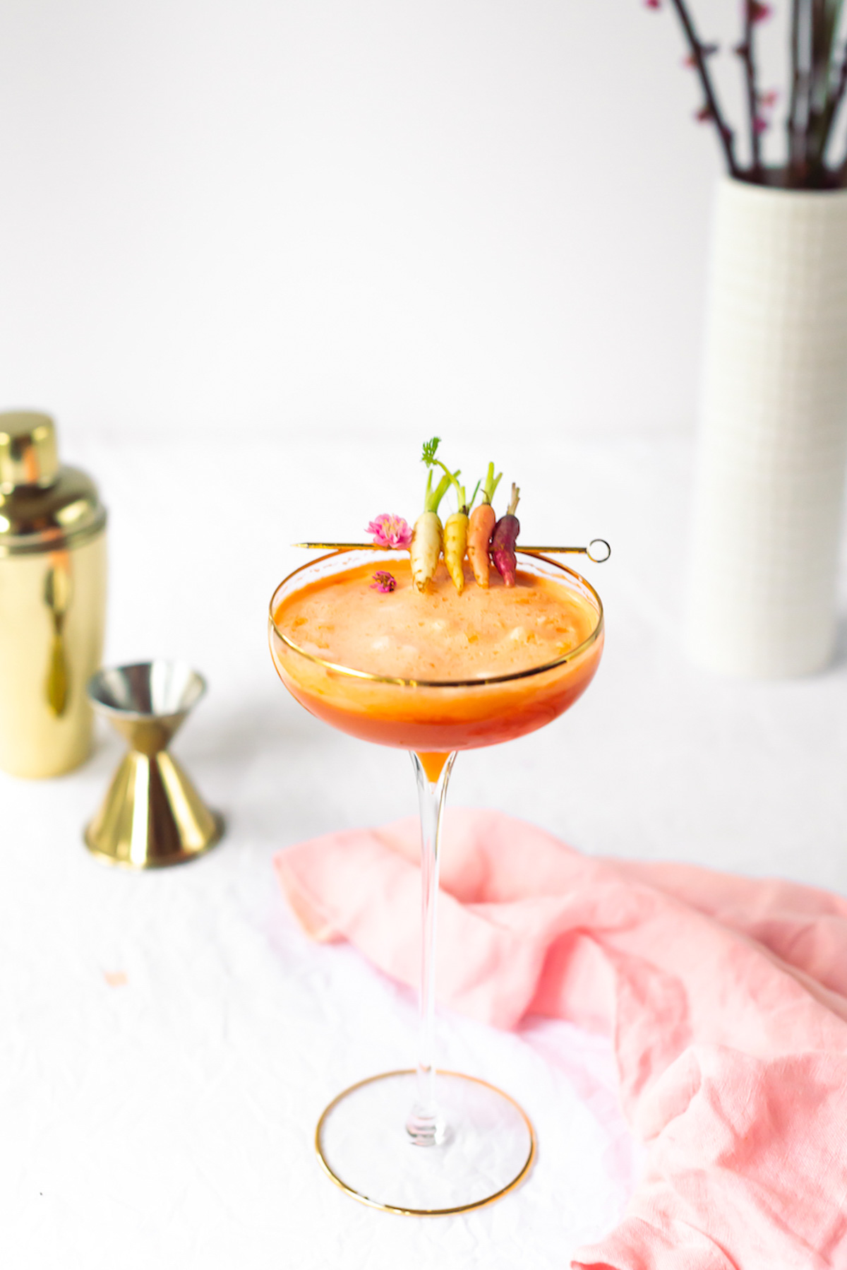 Carrot cocktail recipe from Sugar & Cloth