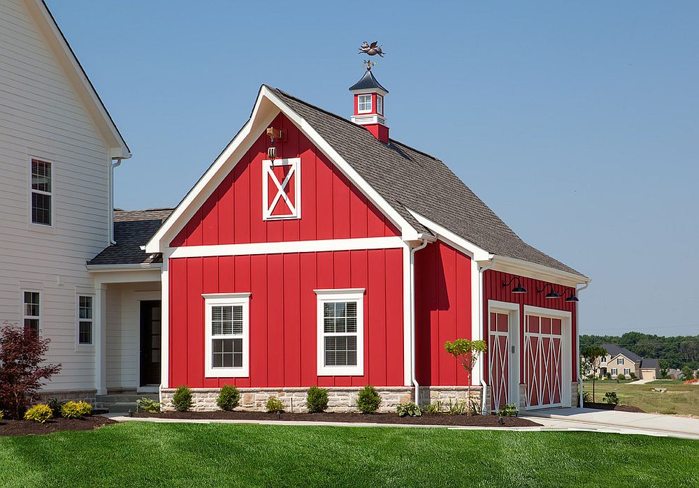 Give red a chance while reshaping the facade of your home