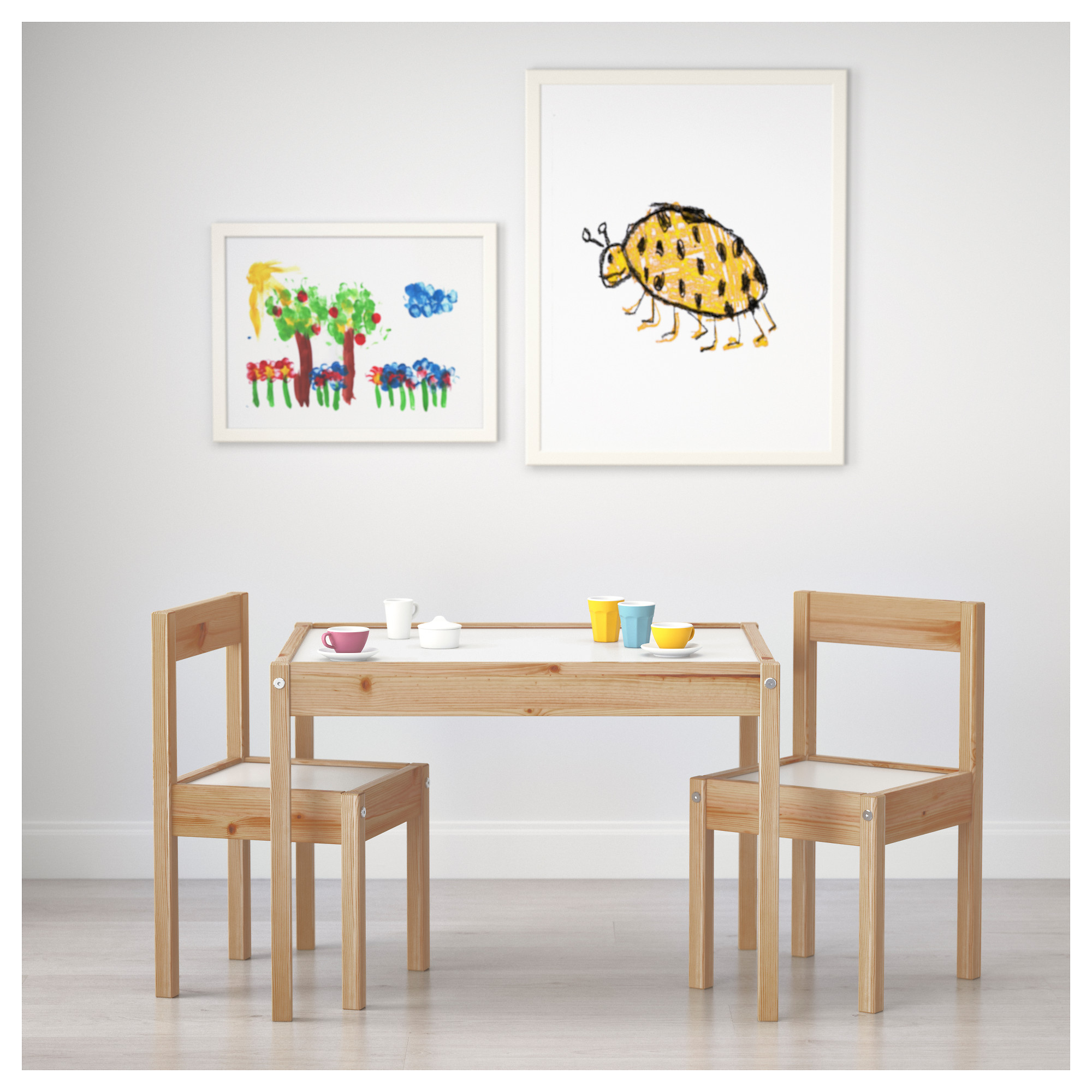 LATT table and chairs from IKEA