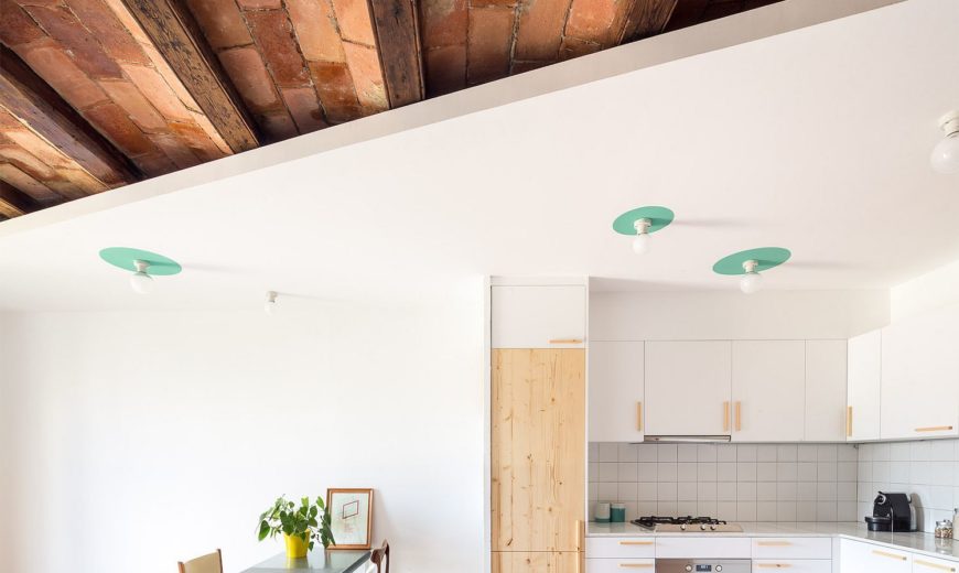 Revamped Small Barcelona Apartment Combines Multiple Styles and Finishes