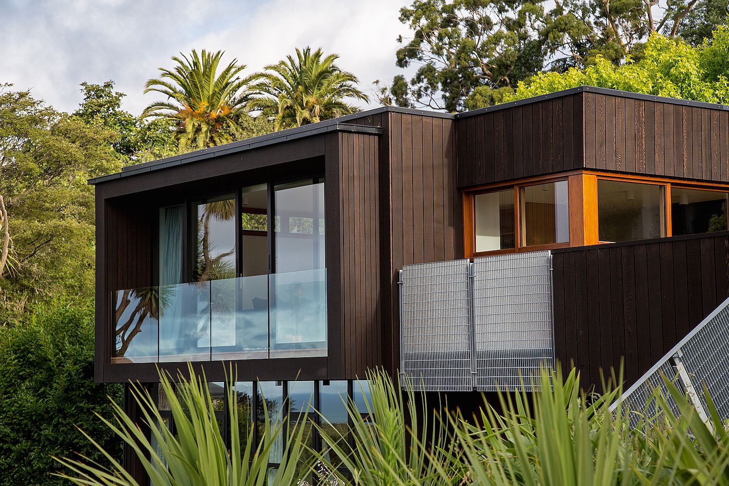 Western Red Cedar and Siberian Larch exterior of Christchurch home