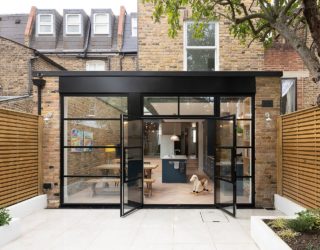 Revamped Terraced Home in South West London in Brick, Steel and Glass