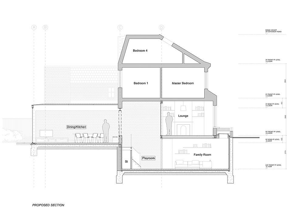 Design plan of the revamped home in London