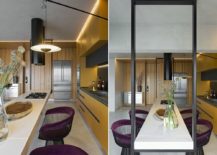 Innovative-use-of-pendant-lighting-along-with-strip-LED-lights-in-the-kitchen-217x155