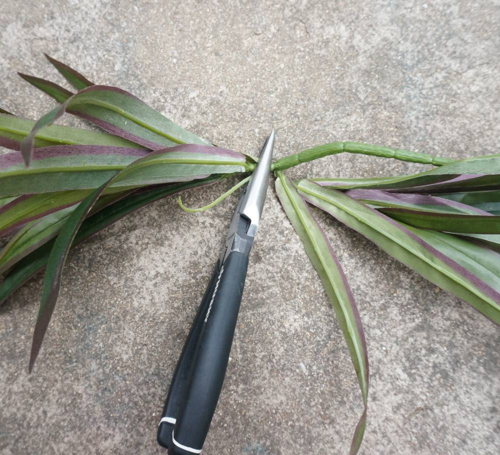 Wire cutters are helpful for your living wall project