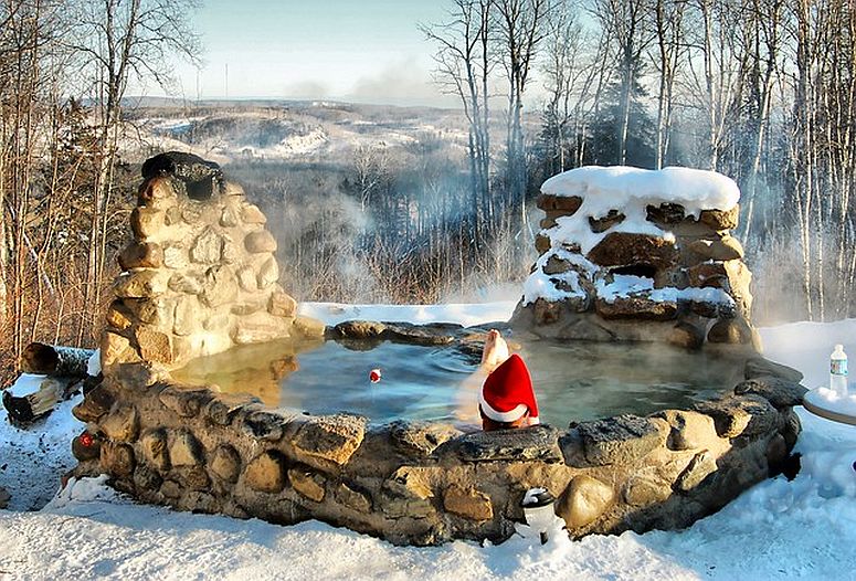 Amazing DIY hot tub in ground idea to beat the cold in homemade style!