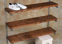 Another-cool-metal-and-wood-shoe-rack-idea-that-is-a-hit-217x155