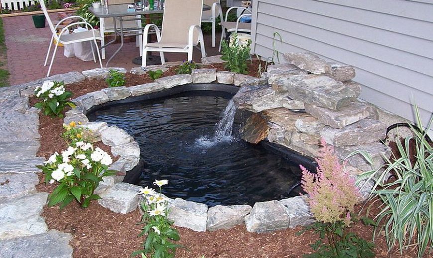 homemade fish pond