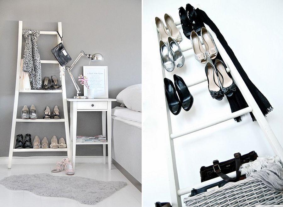 Combining-the-shoe-ladder-design-with-the-clothes-rack-with-ease