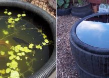Elegant-fish-pond-from-tractor-tires-is-super-easy-to-craft-217x155