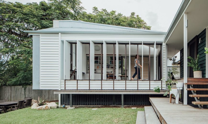 Poorly Planned Home in Brisbane Gets a Facelift with a New Pod in the Backyard