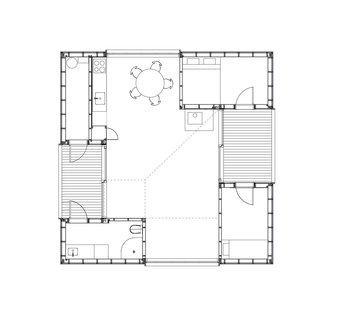 Floor plan of Summerhouse at Söderöra