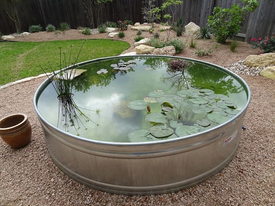 homemade fish pond