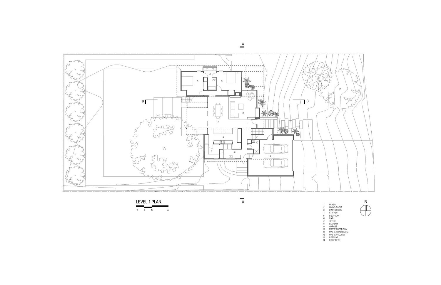 Ground-level-floor-plan-of-the-Paramount-Residence-in-Austin