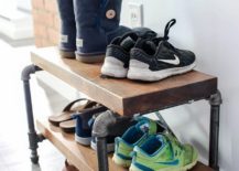 Small-DIY-industrial-shoe-rack-idea-217x155