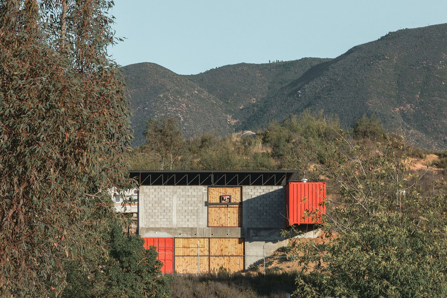 Wood, concrete and stainless steel blend in seamlessly at its exotic winery