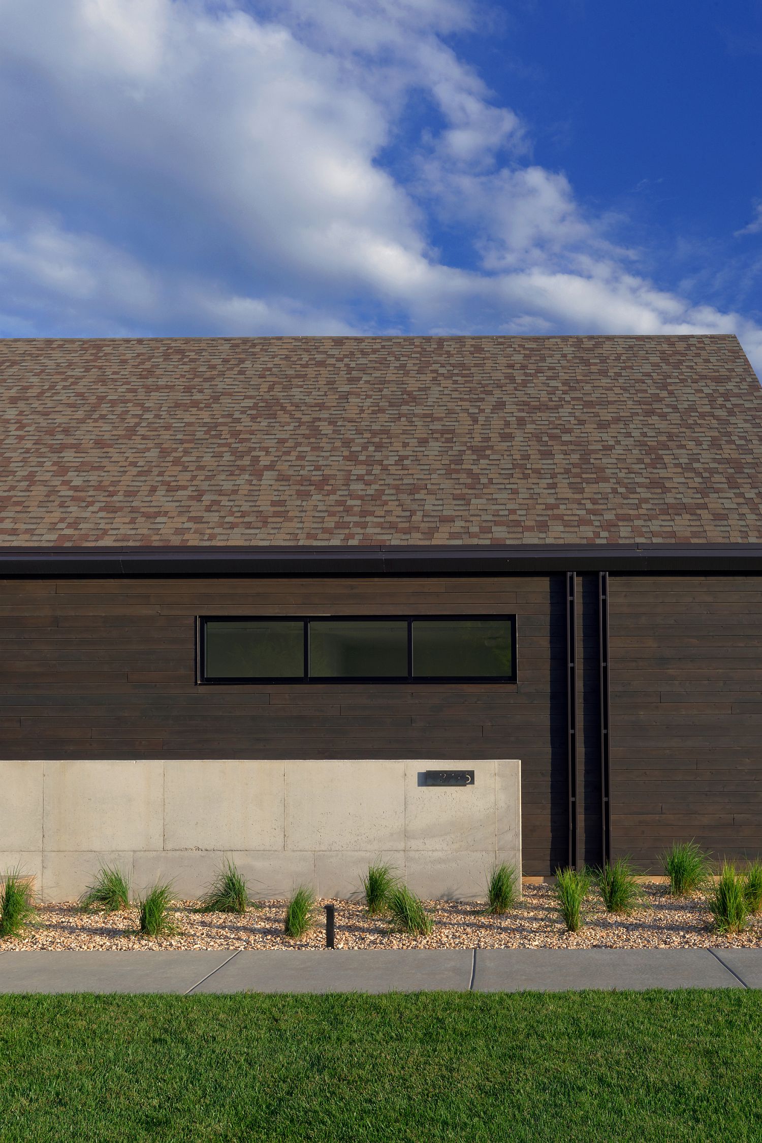 Combining shingles and cedar to create a gorgeous facade