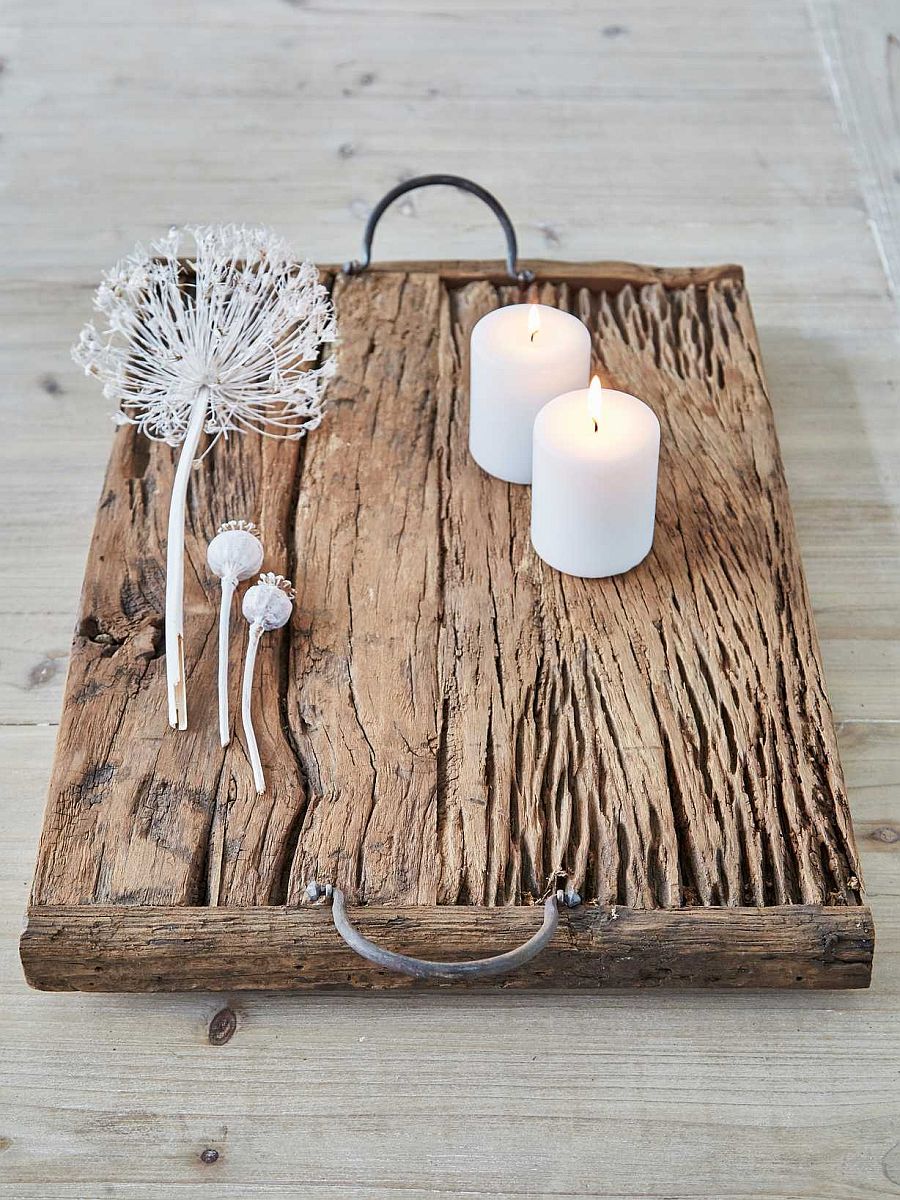 Create your own wooden serving tray in a simple fashion