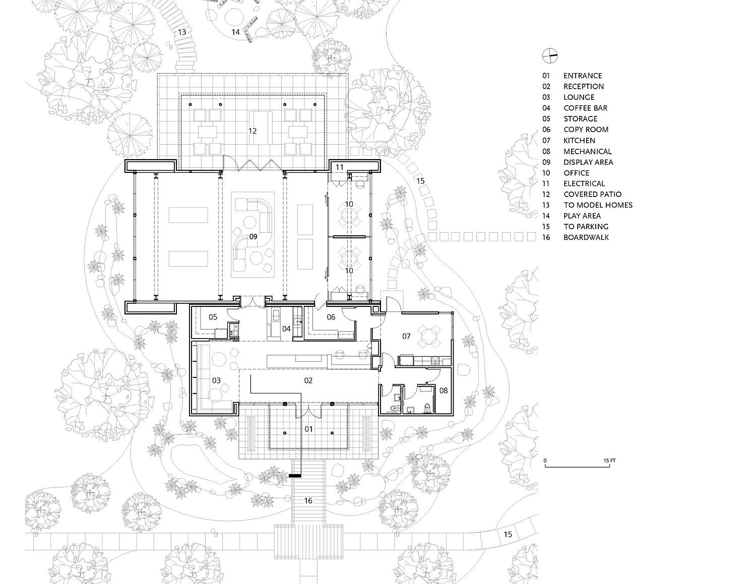 Design plan of Sea and Sky Discovery Centre in Canada