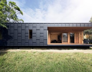 Plywood Warmth Meets Dark Metallic Magic at this Cost-Effective Aussie Home