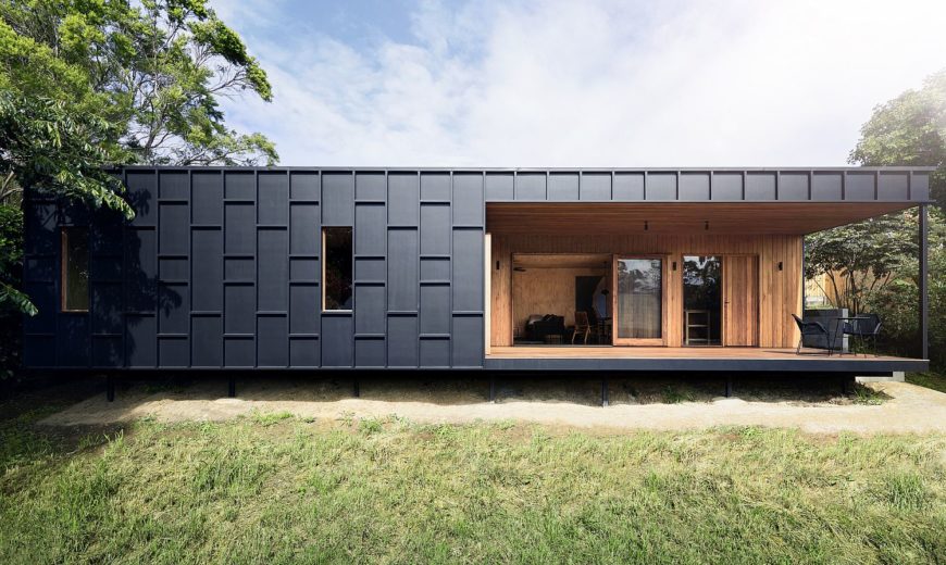 Plywood Warmth Meets Dark Metallic Magic at this Cost-Effective Aussie Home