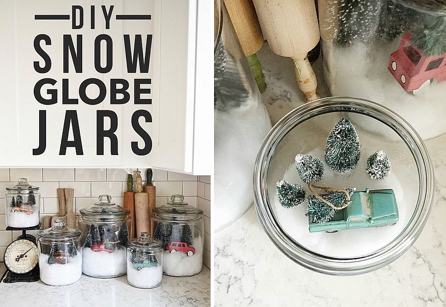 Lovely DIY snow globe jards ensure the festive spirit stays alive all year long