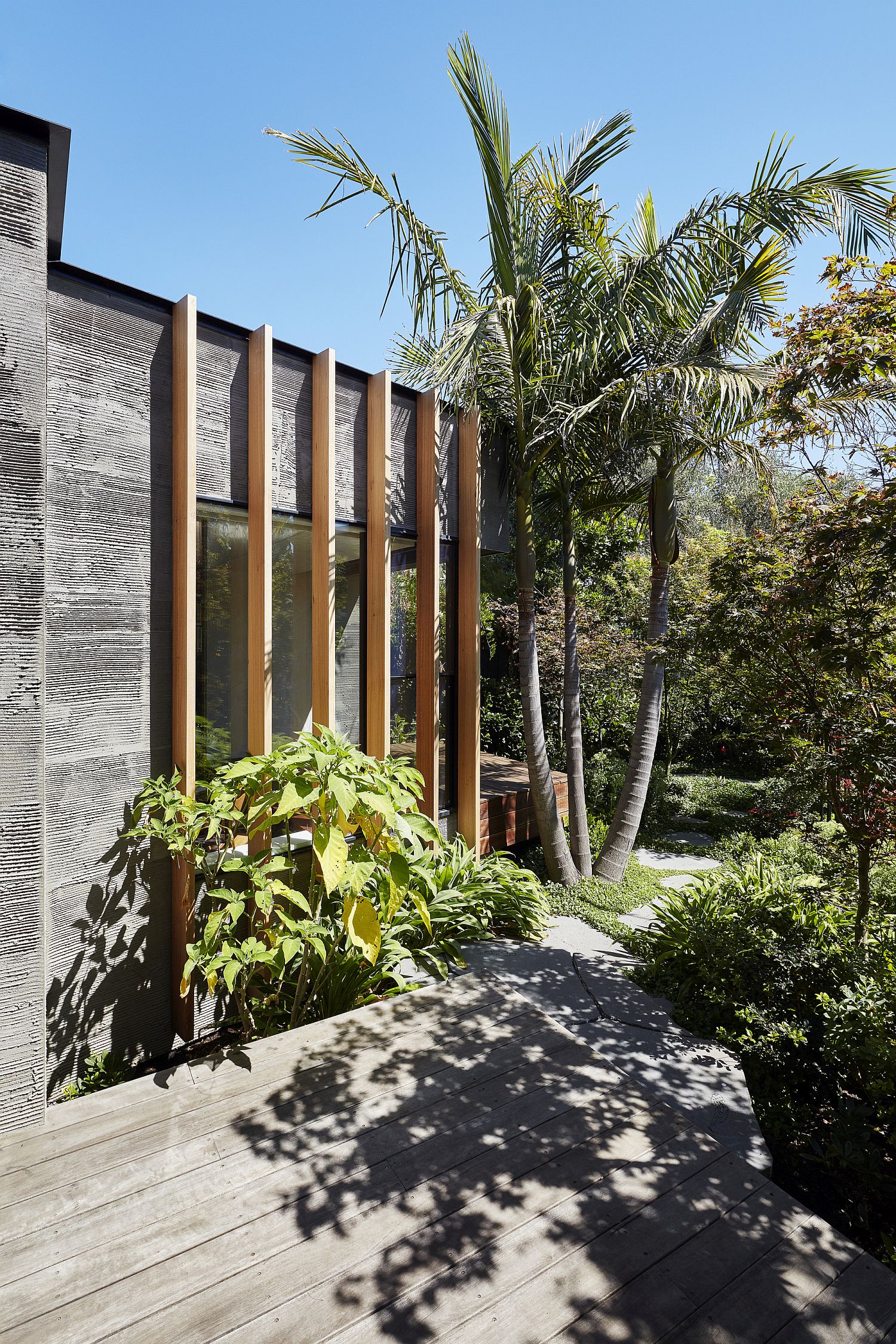 View of the extended Californian Bungalow in Elwood