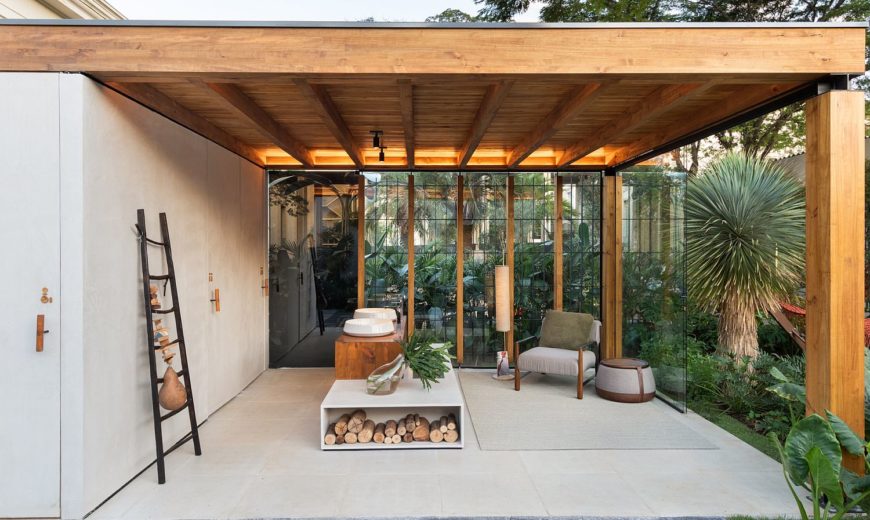 Luxurious Brazilian Terrace Design Inspired by Nature and Japanese Minimalism