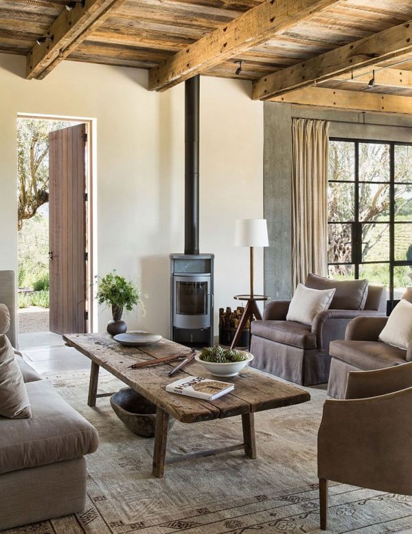 Spectacular and Cozy Living Rooms with Ceiling Beams: 25 Trendy Ideas ...