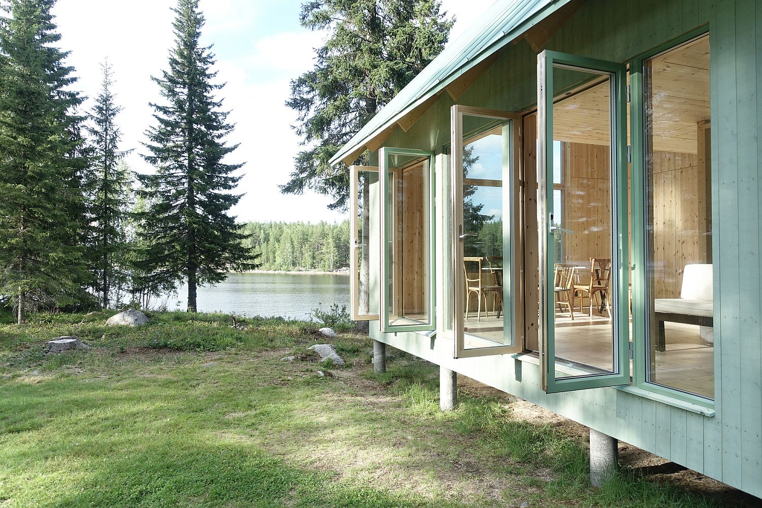 Lovely natural landscape around the Granholmen Summer Cottage in Sweden