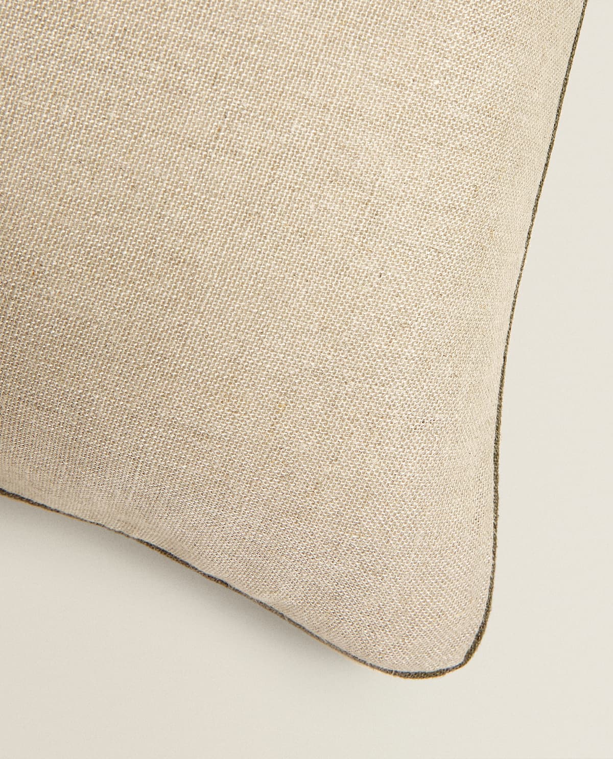 Washed linen throw pillow from Zara Home