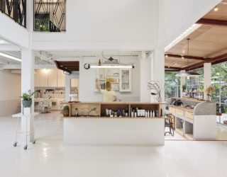 Multi-Generational Family Home in Bangkok Turned into a Chic Salon