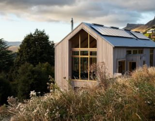 Gable Roof, Timber Exteriors and Gorgeous Natural Views: Governors Bay House