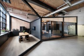 Office for Visual Effects Studio Combines Industrial Style with Creative Spaces