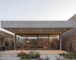 Stunning Contemporary Home in Chile Made from Stone, Glass and Concrete