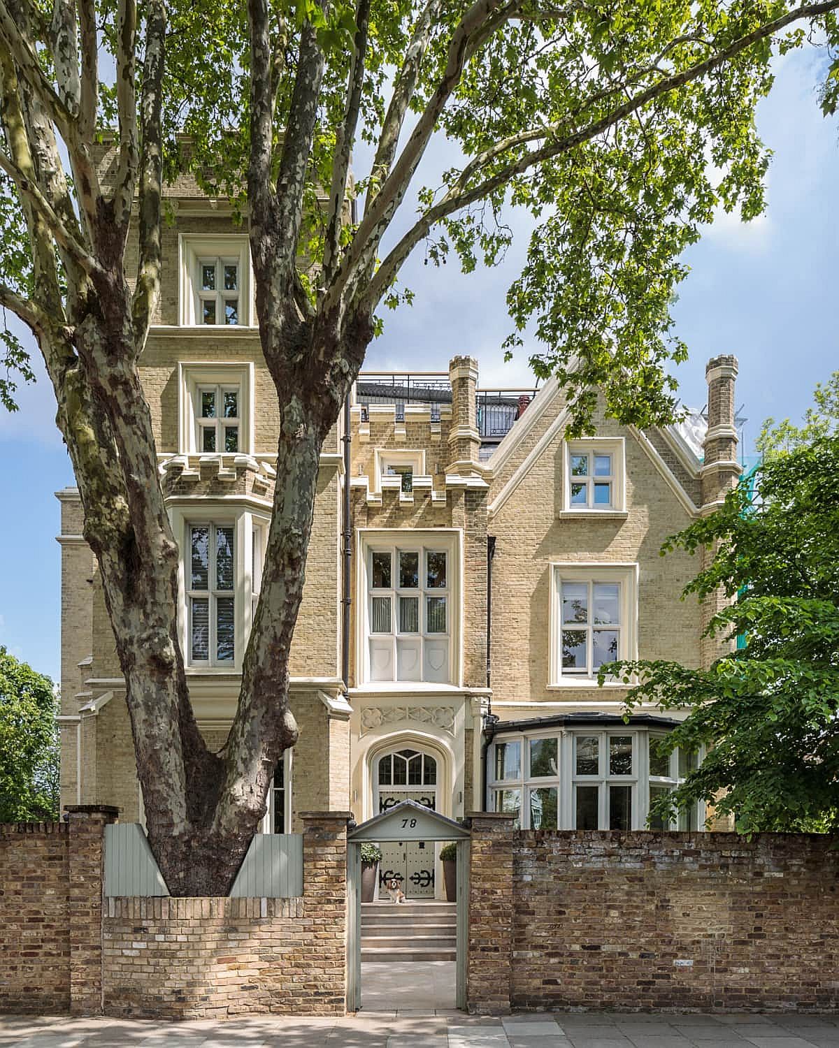 Street facade of the classic Carlton Hill House