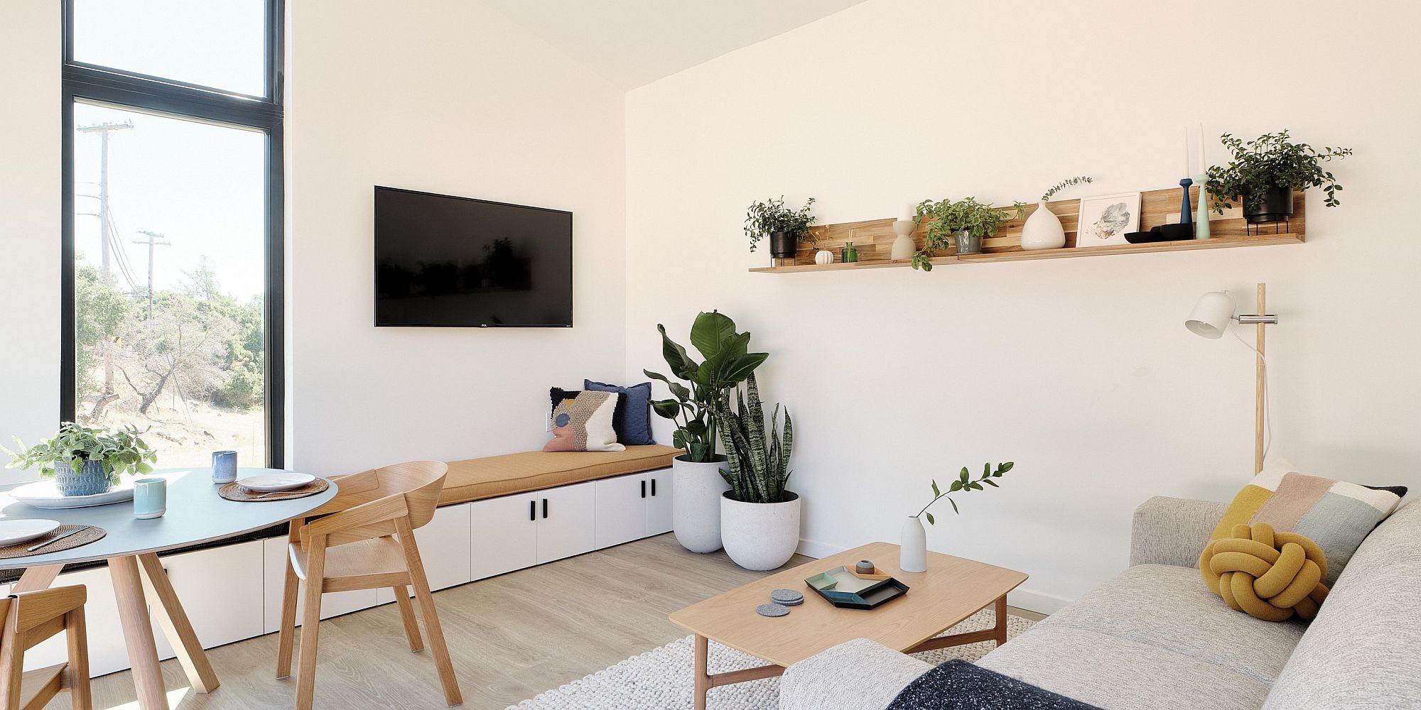 White-and-wood-tiny-living-room-design