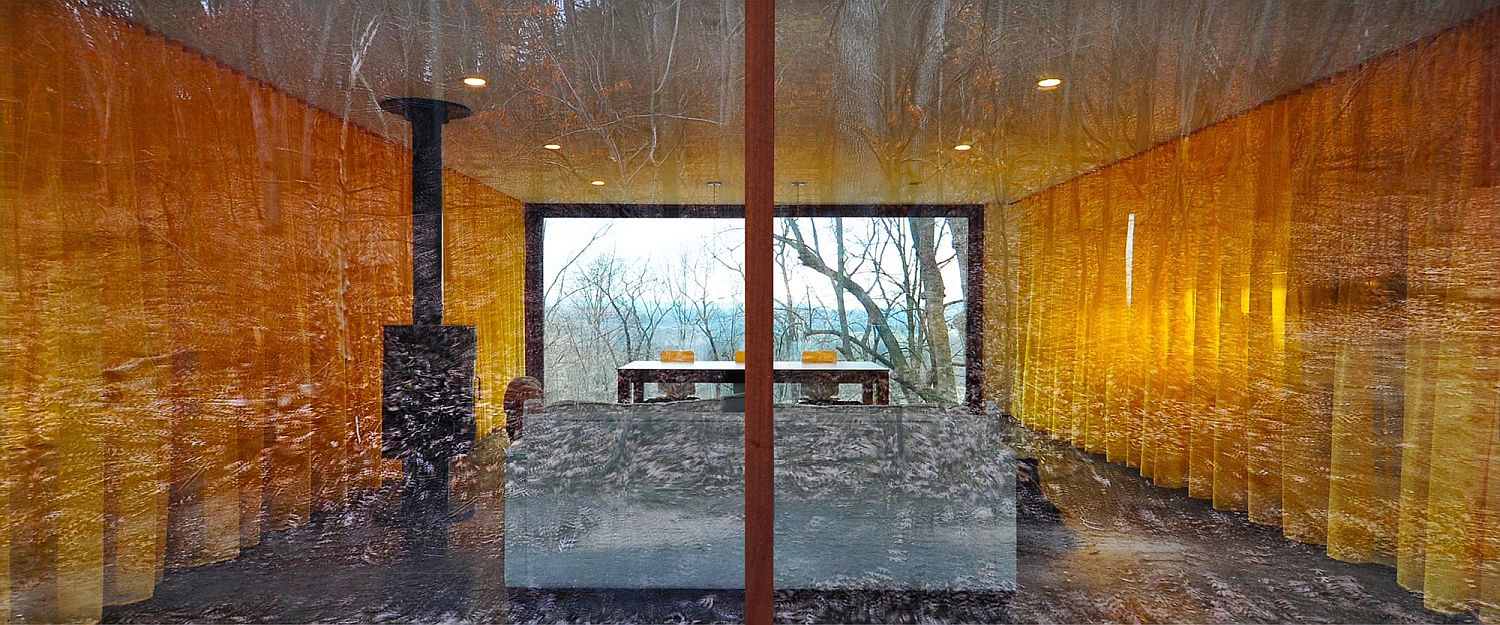 Beautiful living area of the Stacked Cabin