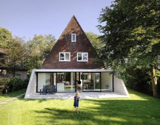 Extended and Revamped 1930s House Gives New Expression to the Classic A-Frame