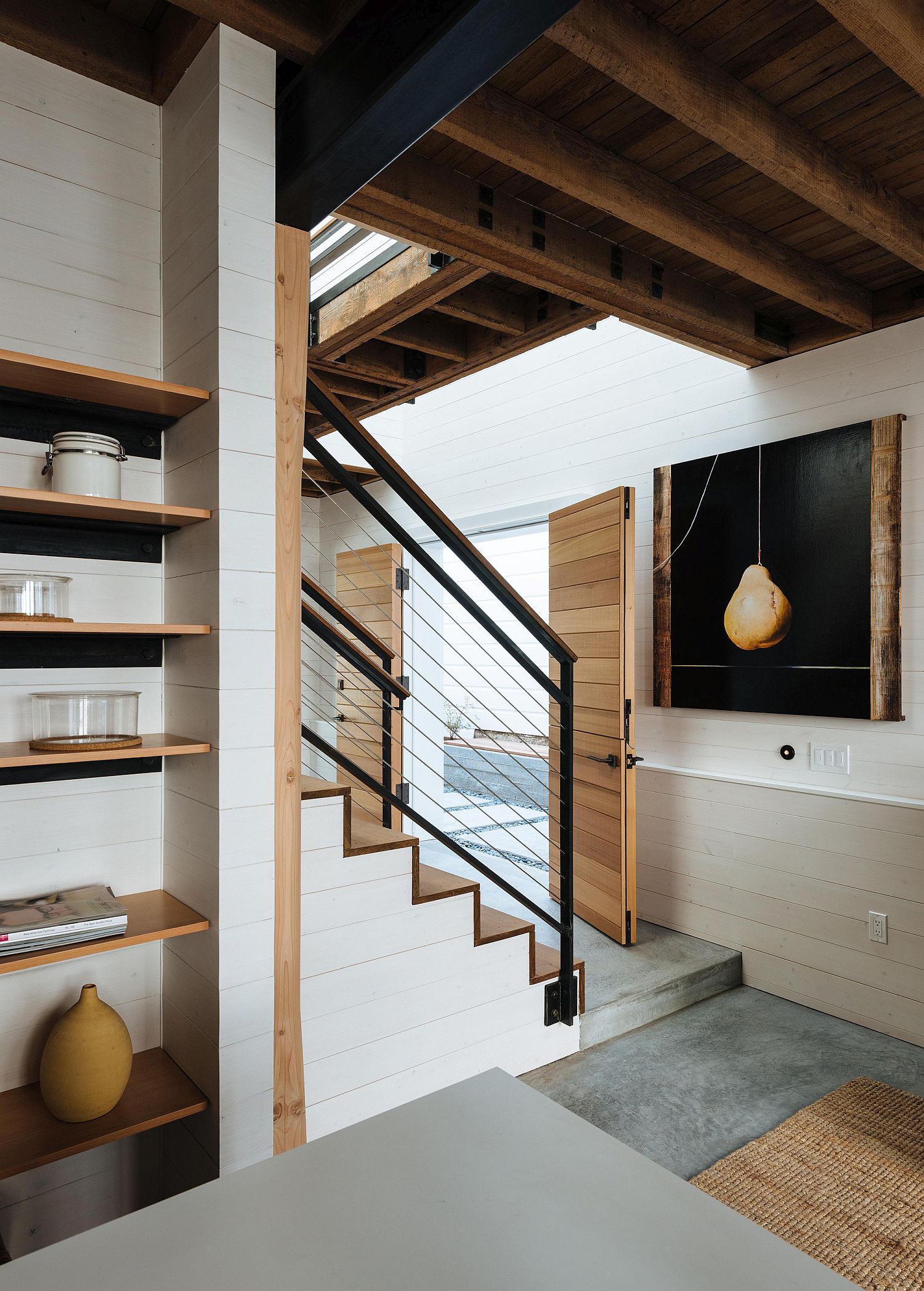 Entry of the renovated home in San Francisco