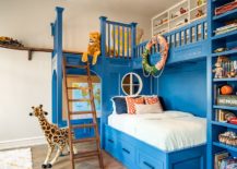 Beds-above-and-below-along-with-additional-storage-space-in-blue-for-the-kids-bedroom-217x155