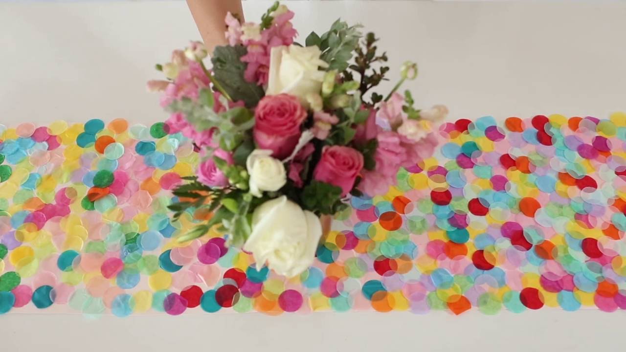 Confetti table runner by Oh Joy!