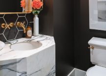 Dark-hexaonal-tiles-are-a-hot-trend-in-the-contemporary-bathroom-217x155