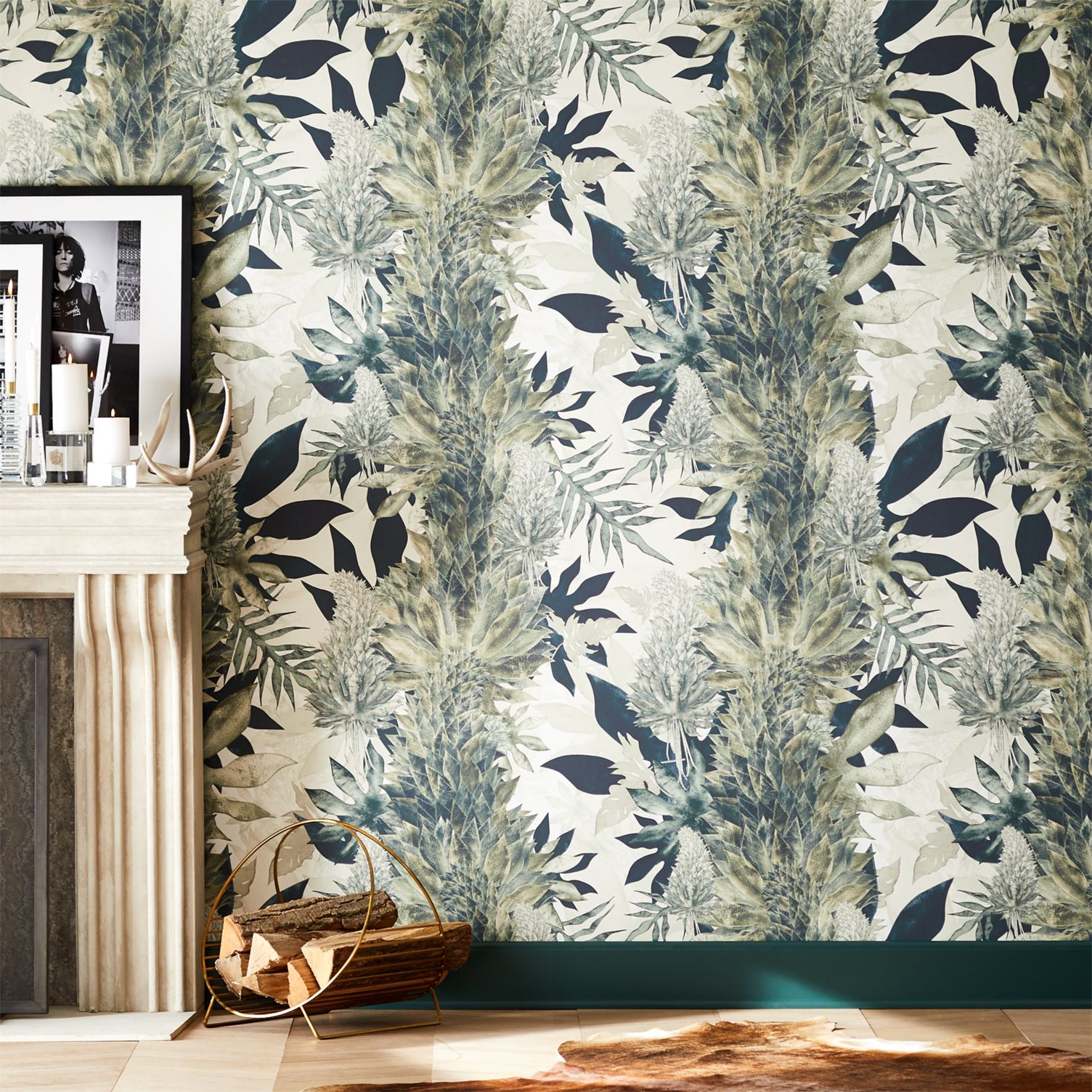 Foliage wallpaper from CB2