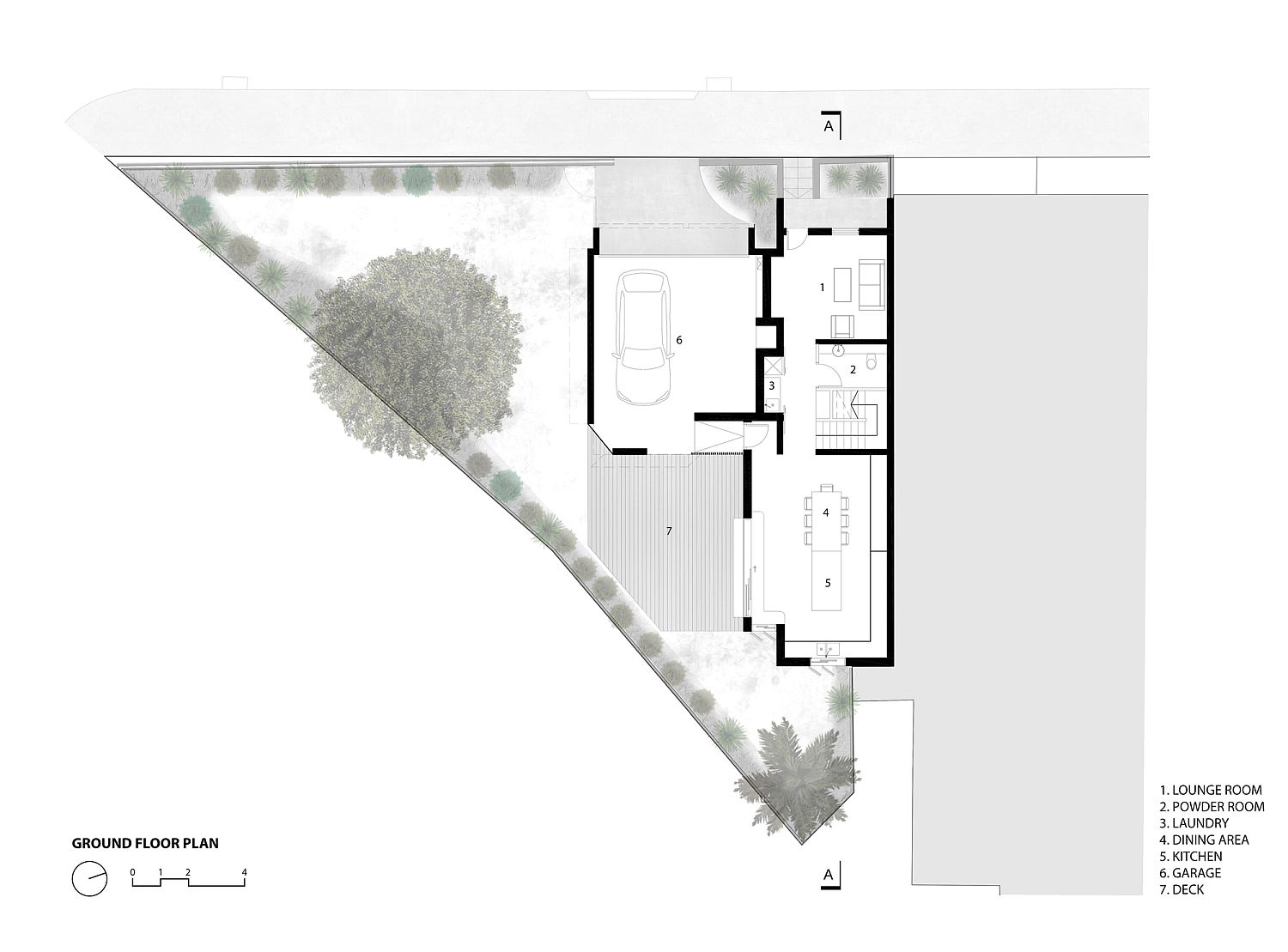 Ground floor plan of the House 2040