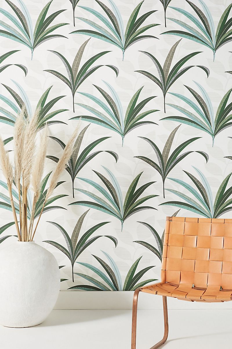 cool wallpaper with palm tree pattern